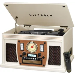 Victrola Navigator 8in1 White Retro gramofon