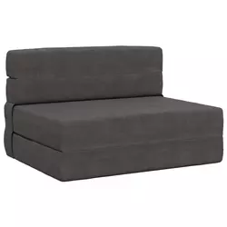 Sofa na razvlačenje Tamnosiva 70 x 80 x 60 cm Tkanina