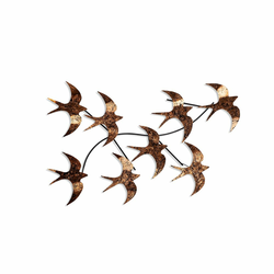 WALLXPERT Zidna dekoracija Flying Birds 3