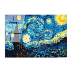 WALLXPERT dekorativna slika od kaljenog stakla ZVEZDANA NOĆ (UV 203) 70 x 100cm