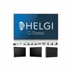 HELGI TDC75A - 75, UHD/4K (3.840x2160) - Interaktivni ekran s 20 dodirnih točaka, 4mm zaštitno staklo, Android 8, ugrađeni zvučnici 2x16W, Zero Gap, Dvije olovke za pisanje različitim bojama,WiFi/BT 0