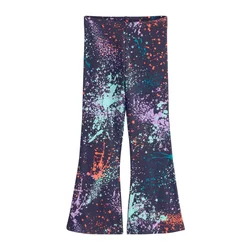 Next Hlače antracit / meta / sivka / oranžna