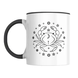 Šolja Horoskop Rak, 330 ml, Bela
