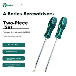 Sata Set odvijača 62202+62302, PH0&6x75mm