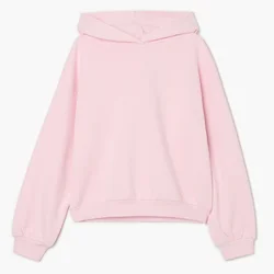 Cropp - Ljubičasta dukserica s kapuljačom - pastelno pink