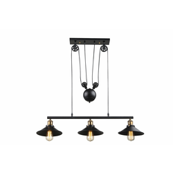 Plafonska svetiljka vis. Lenius 3x60W E27 92x22x90-180cm Globo