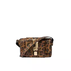 REPLAY Replay torba s leopard uzorkom i zlatnom metalnom kopčom