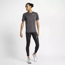 Nike M NK TECHKNIT ULTRA TOP SS, muška majica za trčanje, siva