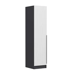 Hanah Home Garderober Minar Kale-8709, 45x190x52 cm, Bela-antracit