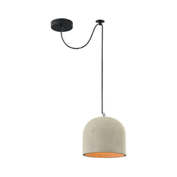 Maytoni T451-PL-01-GR - Luster na sajli BRONI 1xE27/60W/230V prečnik 20 cm siva