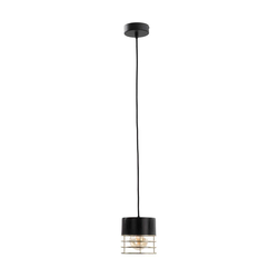 Luster na sajli ROY 1xE27/60W/230V crna
