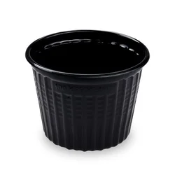 Skleda (PP) Reware Snack za večkratno uporabo črna O115mm 520ml [25 kos]