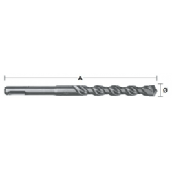 Milwaukee SDS+ burgija 2-rezna M/2, 14 x 160 mm