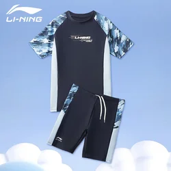 Li-Ning Dvodelni kupaći kostim za dečake, Plavi