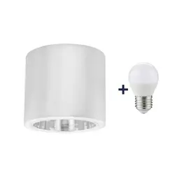 LED plafonsko svetlo JUPITER 1xE27/6W/230V 120x98 mm