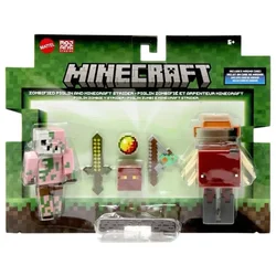 Figurici Minecraft Core - Zombified Piglin in Strider, 2 kosa