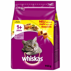 Whiskas blazinice 1+ piščanec - Varčno pakiranje: 2x14 kg