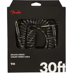Fender Deluxe Coil Cable 30 Black Tweed