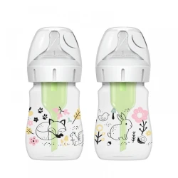 Dr. Browns Plastična širokovratna steklenička 150 ml (2 kosa) - Gozd