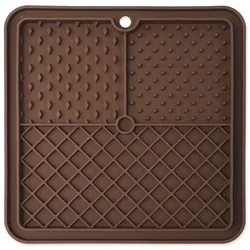 EPIC PET Lick&Snack podloga za lizanje kvadratna rjava 20x20cm