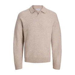 JACK & JONES Pulover JJESOHO OLLIE bež