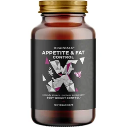BrainMax Appetite & Fat Control, 120 rastlinskih kapsul