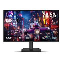 COOLER MASTER gaming monitor GA25FC 25 1920x1080, 120Hz, IPS, FreeSync,HDMI, VGA, Vesa (CMI-GA25FC-EU)