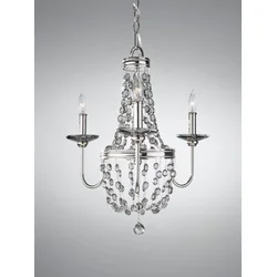 Elstead Lighting Elstead Lestenec 3, svetli polirani nikelj, E14, (22099654)