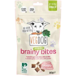 VEGDOG Brainy Bites - 80 g