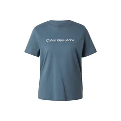 Calvin Klein Jeans Majica CLASSIC  opal / bela