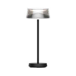 LED prigušiva stona lampa CASABLANCA LED/3,4W/5V USB 3600 mAh IP44 crna