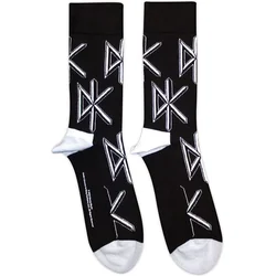 Dead Kennedys Nogavice DK Logo Repeat Unisex Black 40-45