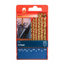 KWB titan HSS set burgija 1.5-6.5 13/1 | za metal, DIN 338 ( KWB 49427140 )