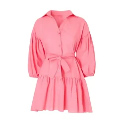 Trendyol Milla Ženska haljina Tbess25El00034, Roze
