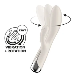 Spinning rabbit vibro beige