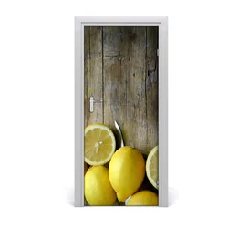 tulup.si Samolepilni tapete na vratih Limone 85x205 cm