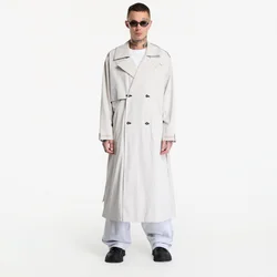 Plašč adidas x entire studios Uniform Trenchcoat Chalk Pearl M