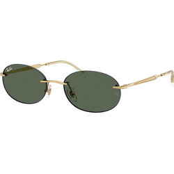 Ray-Ban Sunčane naočare 0RB3767 001/71, Ovalne, Zlatne