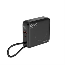 PB10-WPC15-LCD-01 Gembird 20 W prenosni punjae sa brzim punjaeem i bežienim punjaeem, 10000 mAh,crni
