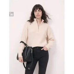 Sinsay - Half-zip džemper sa uspravnom kragnom - ostalo