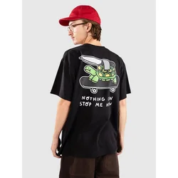 A.LAB Nothing Can Stop Me Boxy T-Shirt limo black