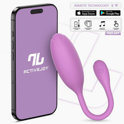 InToYou App Series Logan Vibrating Egg with App Purple