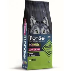 Monge BWild hrana za pse Low free - divlja svinja 12kg