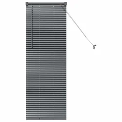 Venecijanski zastore Tamno siva 130 x 40 cm Aluminij