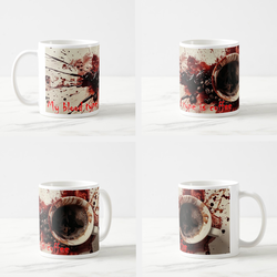 Šolja My blood type is coffee, 330 ml, Bela