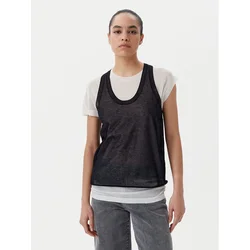 PINKO Bluza 105152 A2LS Črna Regular Fit