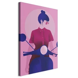 artgeist Slika Na Platnu Girl On A Scooter I