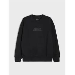 Sinsay - Crewneck duks sa natpisom - crno
