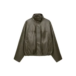 Pull&Bear Prehodna jakna oliva