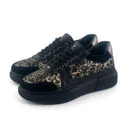 Mona Shoes Ženske patike, Soft uložak, Kožne, Crne